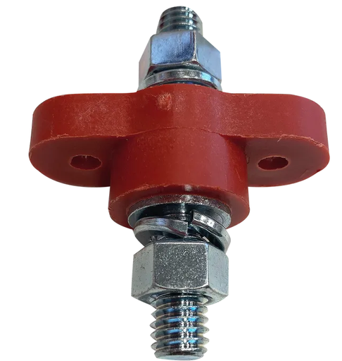 [EA-2204B] Enerdrive Terminal Feed Through 3/8-16 Stud Red