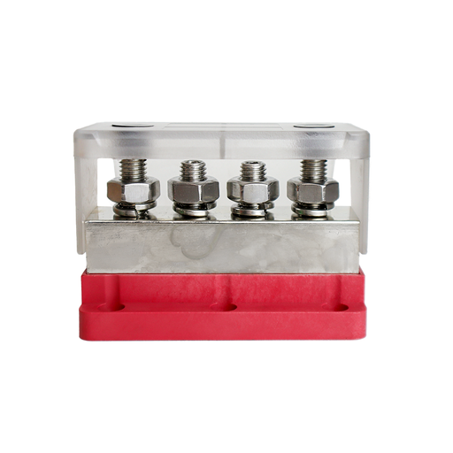 [ABB650RC] Alvolta M10 4 Point 650A Busbar Red