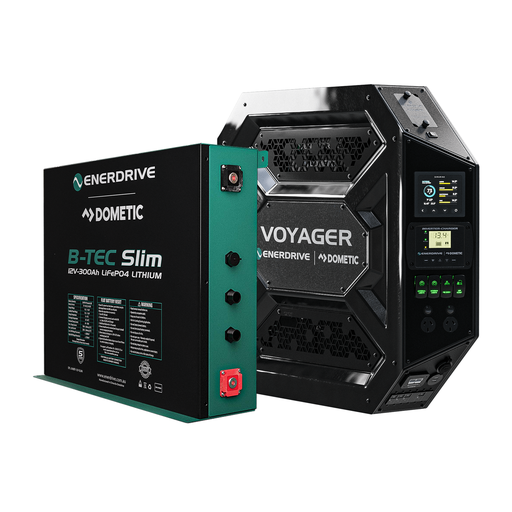 [K-V3R01-02] Enerdrive Voyager System (Right) 3000W Inc. 300Ah Slim B-TEC