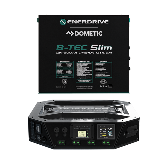 [K-V3T01-02] Enerdrive Voyager System (Top) 3000W Inc. 300Ah Slim B-TEC