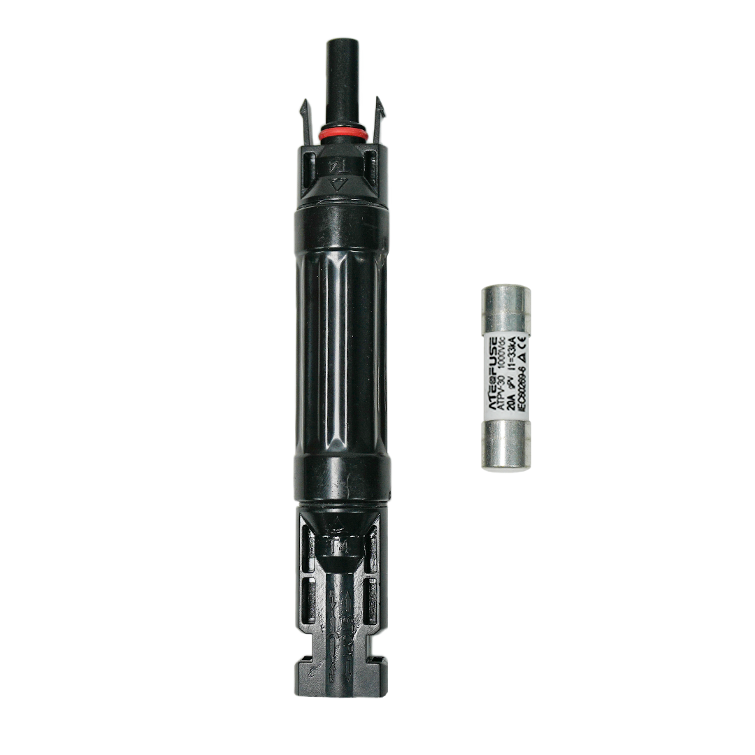 Alvolta 20A Solar Fuse Connector w/Spare Fuse