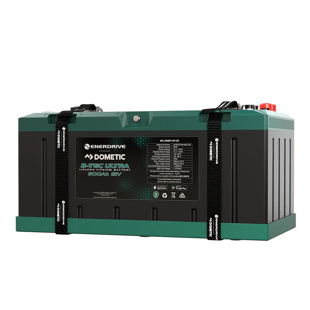Enerdrive B-TEC Ultra 12V 300Ah LiFePO4 Battery (Gen3)