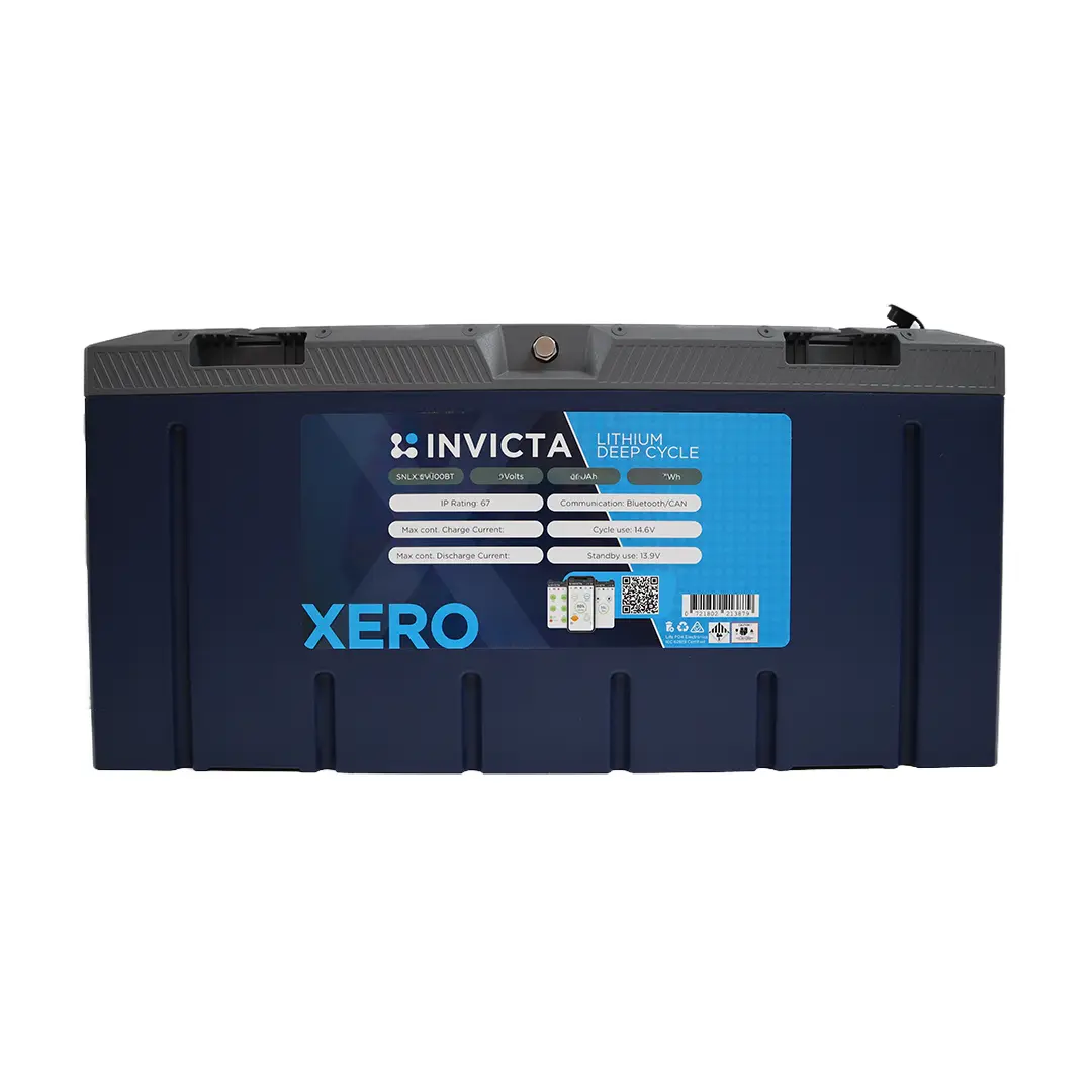 Invicta Xero 24V 100Ah LiFePO4 Battery (Bluetooth)