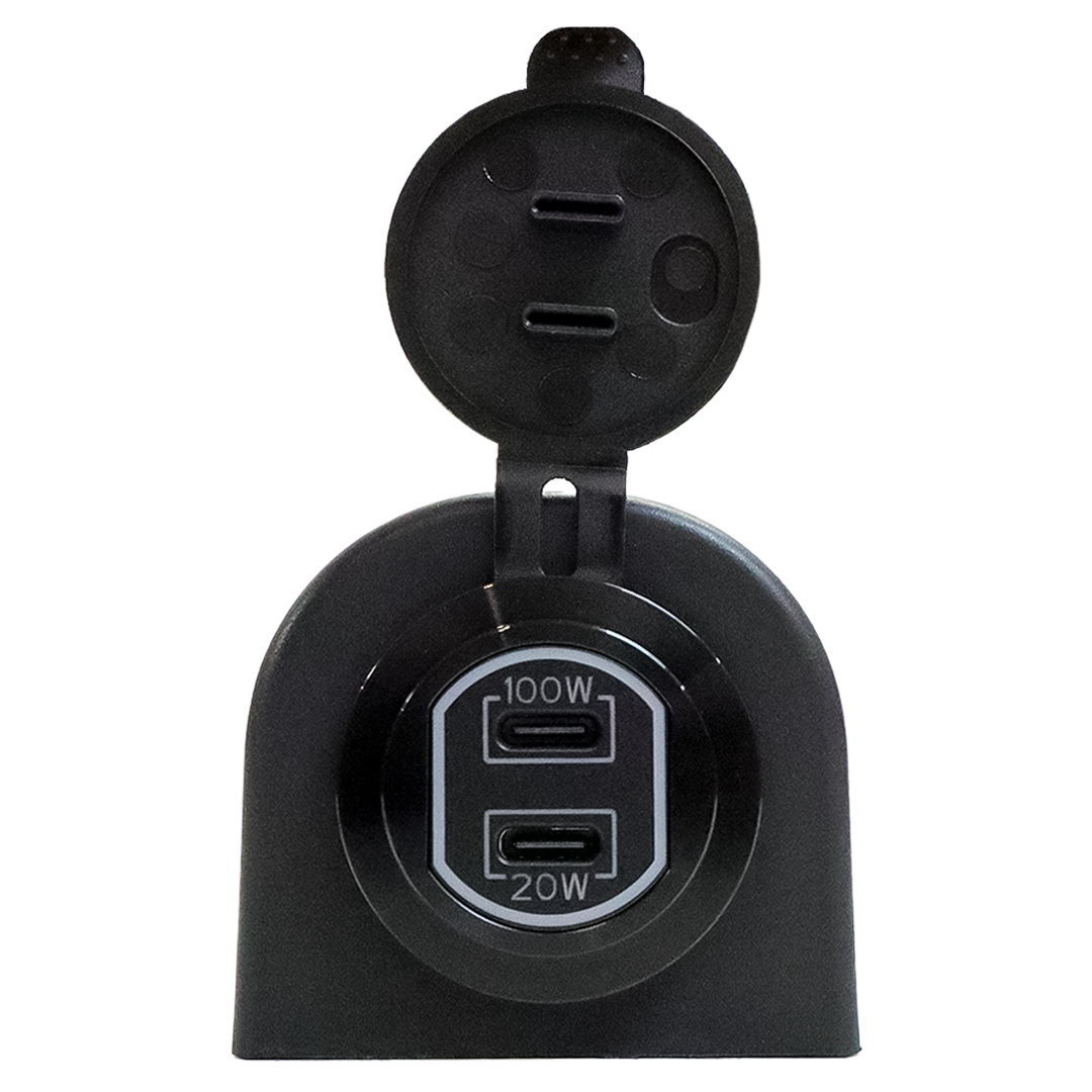 Alvolta Dual USB C+C Surface Mount Socket