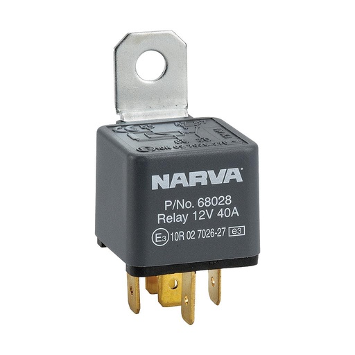 [68028BL] Narva 12V 40A 5 Pin Relay