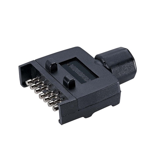 [82141BL] Narva 7 Pin Flat Trailer Plug