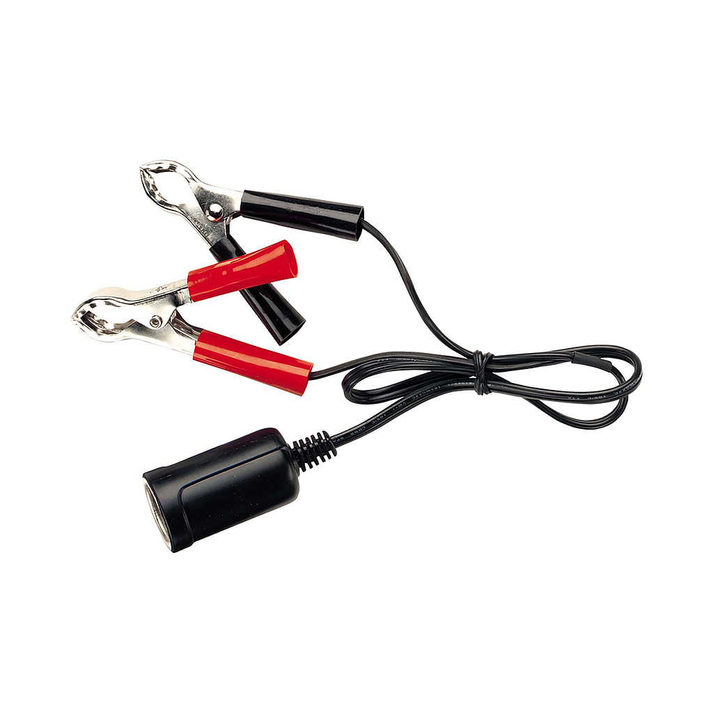 [81034BL] Narva In-Line Cig Socket To Battery Clips