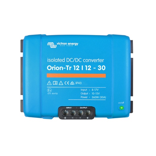 [ORI121240110] Victron Orion-Tr 12/12-30A (360W) Isolated DC-DC Converter