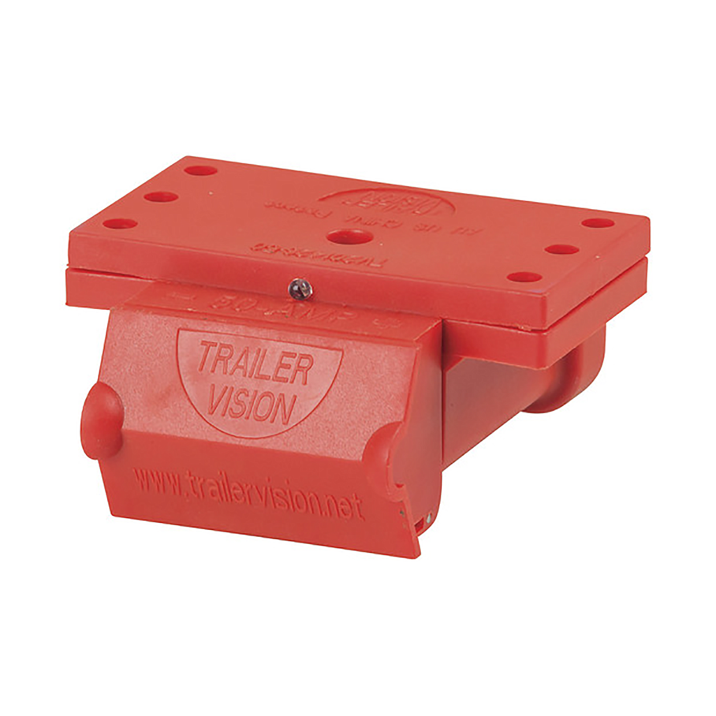 Trailer Vision 50A Red Surface Mount Hard Cover