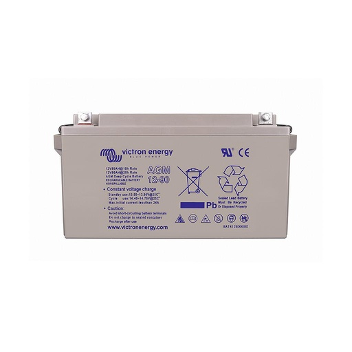 [BAT412800085] Victron 12V 90Ah Deep Cycle AGM Battery (M6)