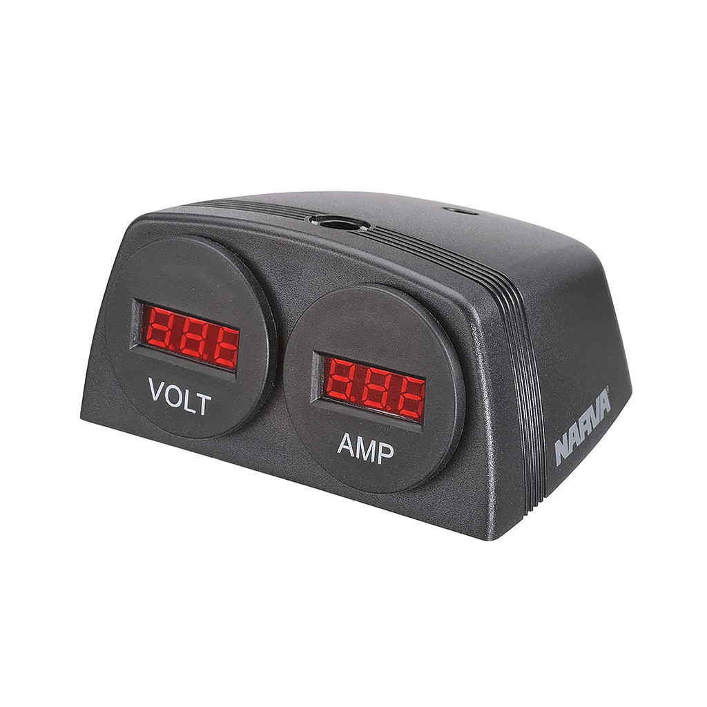 [81178BL] Narva Volt/Amp Meter Surface Mount
