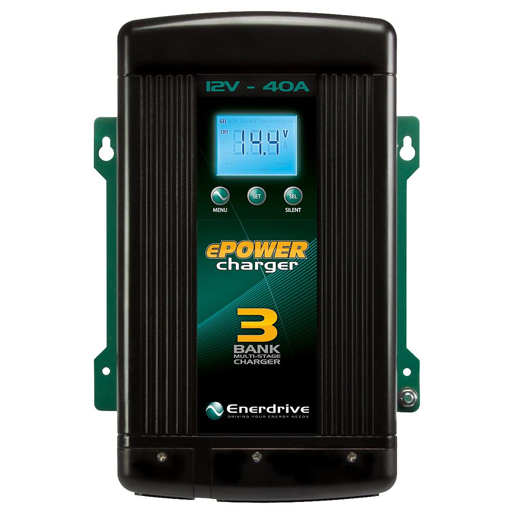 Enerdrive ePOWER 12V 40A Smart Charger