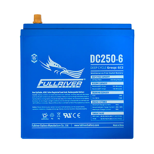 [DC250-6] Fullriver DC 6V 250Ah AGM Battery