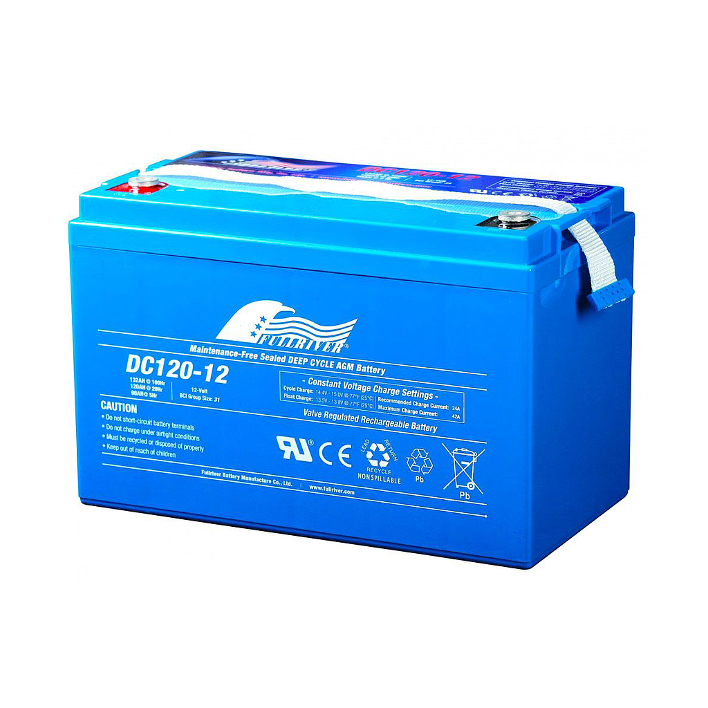 Fullriver DC 12V 120Ah AGM Battery
