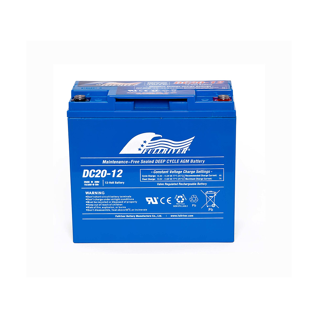 Fullriver DC 12V 20Ah AGM Battery