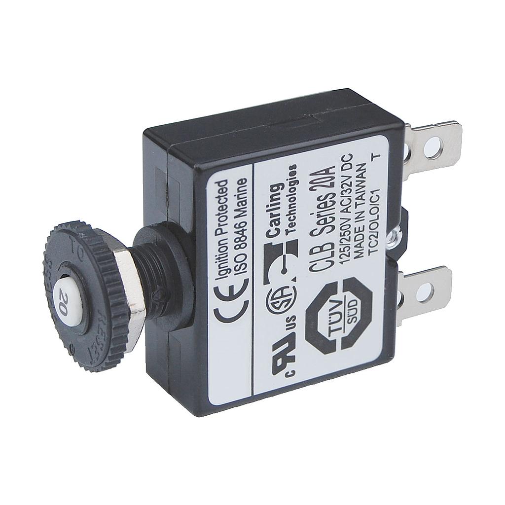 Bluesea Circuit Breaker 20A Push Button QC