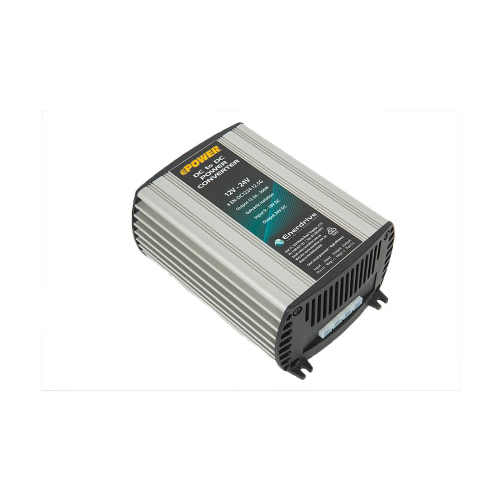 Enerdrive 12V-24V/12.5A Glv Iso DC-DC Converter