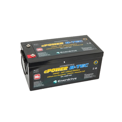[EPL-100BT-36V] Enerdrive B-TEC 36V 100Ah LiFePO4 Battery