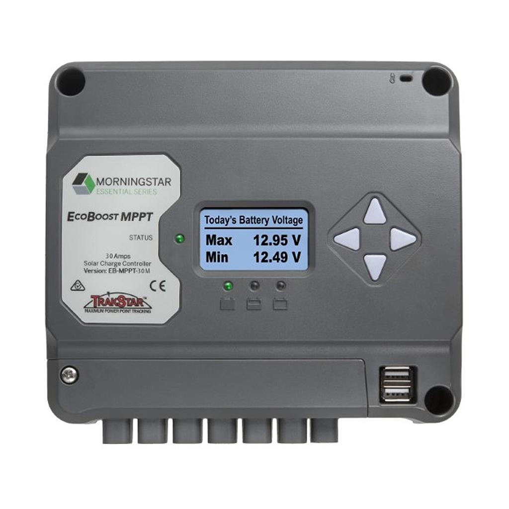 Morningstar EcoBoost MPPT 30Amp with Meter