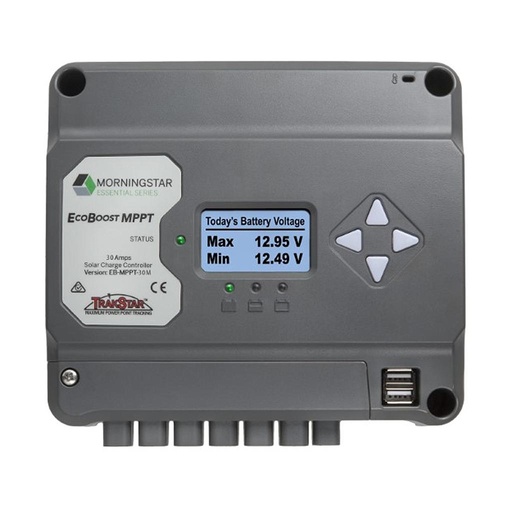 [SR-EB-MPPT-30M] Morningstar EcoBoost MPPT 30Amp with Meter