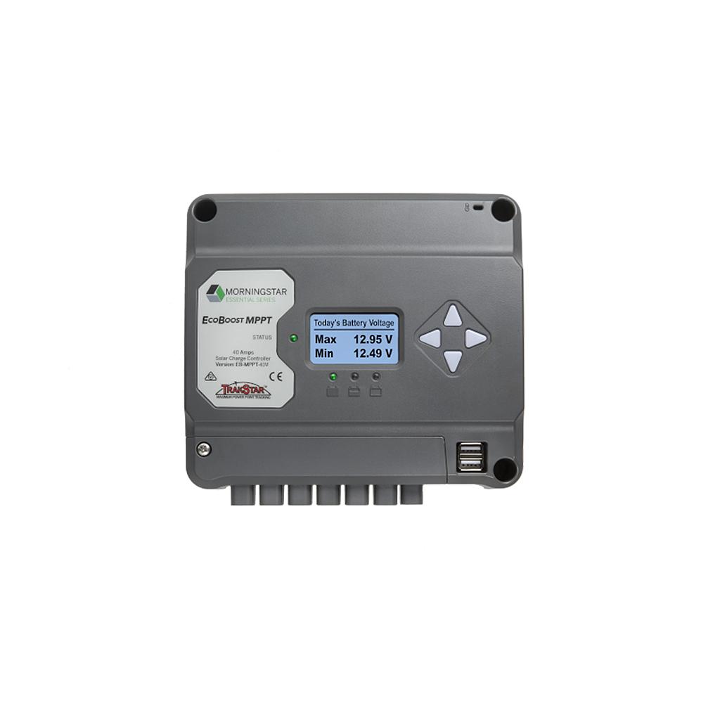 Morningstar EcoBoost MPPT 40Amp with Meter