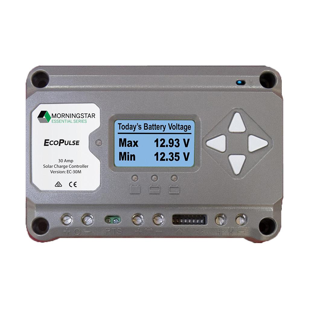 Morningstar EcoPulse PWM 30Amp with Meter