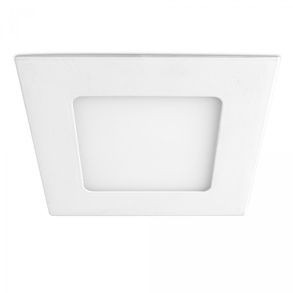 Dream Lighting 12V Cool White LED Recessed Mount Square Ceiling Light 72mm Silver Shell