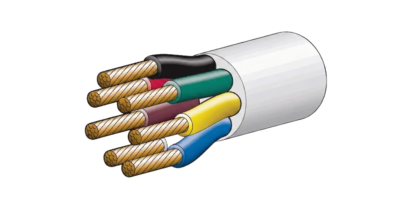 Tycab 1.84mm² 7 Core Trailer Cable (4mm Auto)