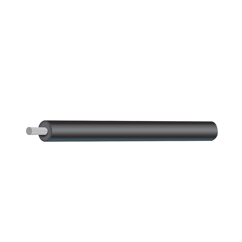 Tycab 2.5mm² Tinned Black Single Cable